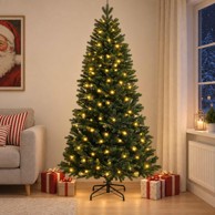  Umjetno božićno drvce sa stalkom, 150 cm, 150 LED lampica